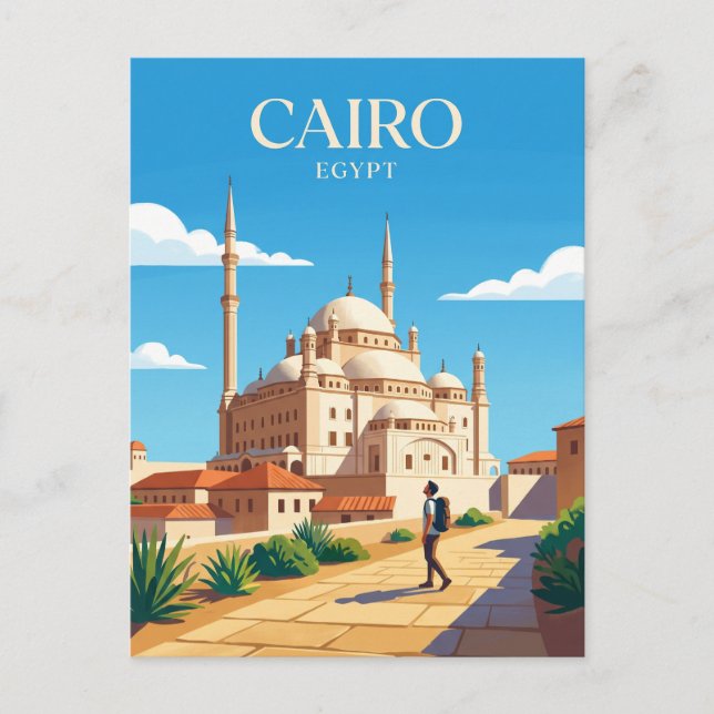 Saladin Citadel Egypt Postcard (Front)