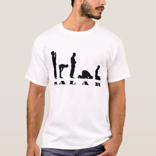 Salah Prayer Silhouette Design T-Shirt