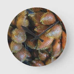 Salak [Snake Fruit] Round Clock