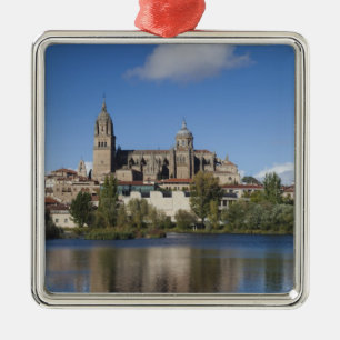 Salamanca Cathedrals and town 2 Metal Ornament
