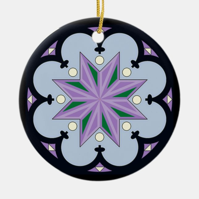 Salamanca Ceramic Ornament (Front)