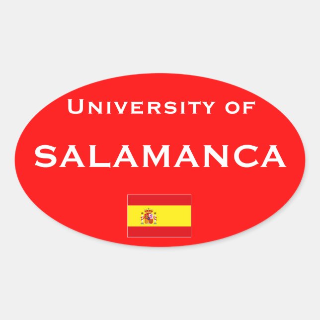 Salamanca European-style Sticker (Front)