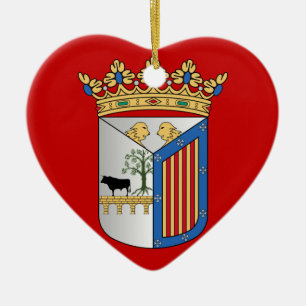 Salamanca (Spain) Flag Ceramic Ornament