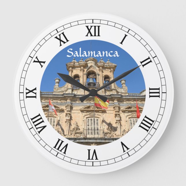 Salamanca, Spain Large Clock (Front)