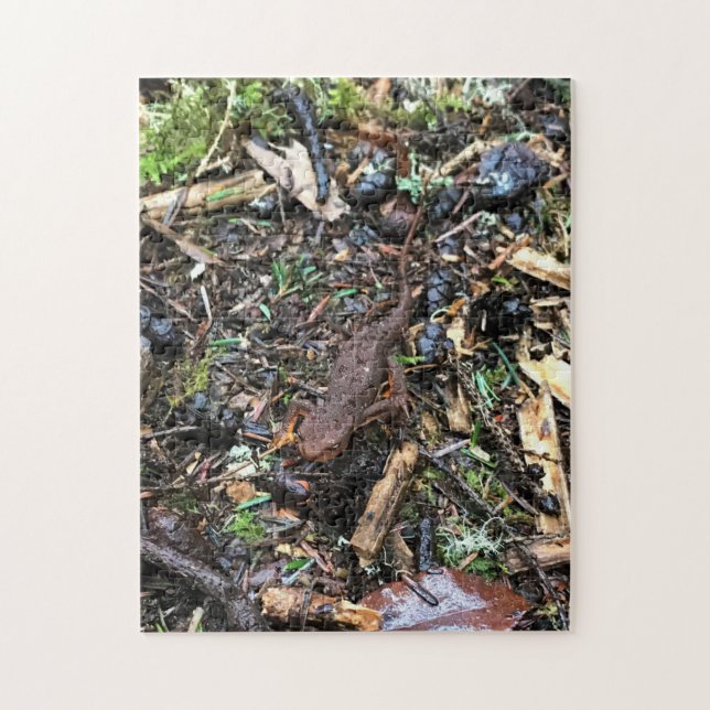 Salamander in the Forest, Washington Jigsaw Puzzle (Vertical)