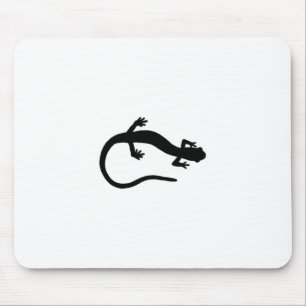 Salamander Logo (basic black and white) Mouse Pad