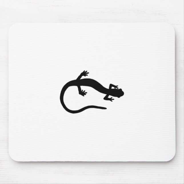 Salamander Logo (basic black and white) Mouse Pad (Front)