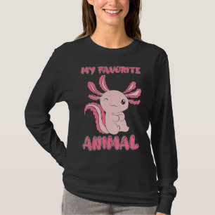 Salamander Mexican Amphibian Animal Lover Axolotl T-Shirt