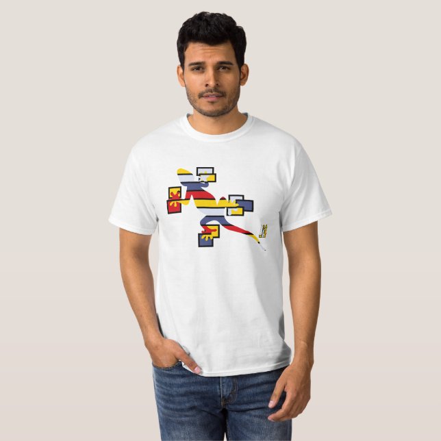 salamandra mondrian T-Shirt (Front Full)