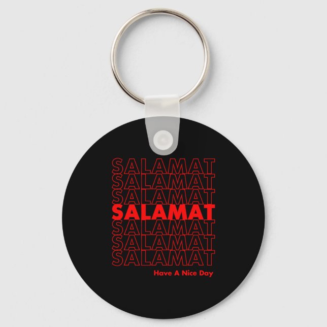 Salamat Have A Nice Day Filino  Keychain (Front)