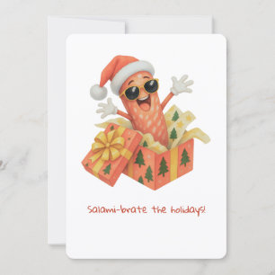 salami-brate the holidays! holiday card