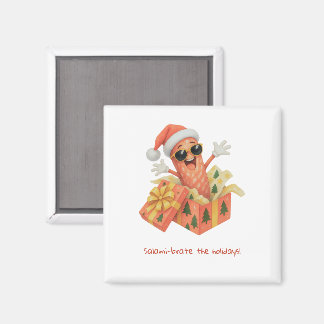 salami-brate the holidays! magnet