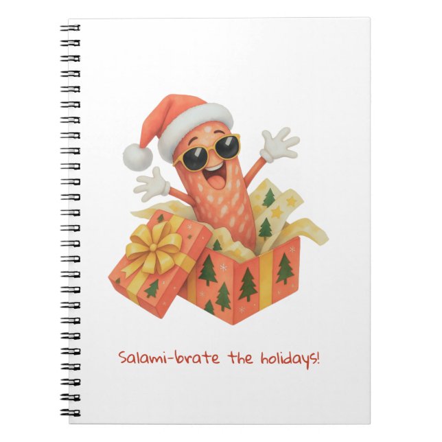 salami-brate the holidays! notebook (Front)