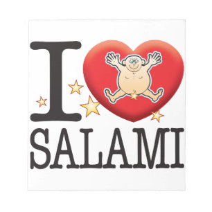 Salami Love Man Notepad