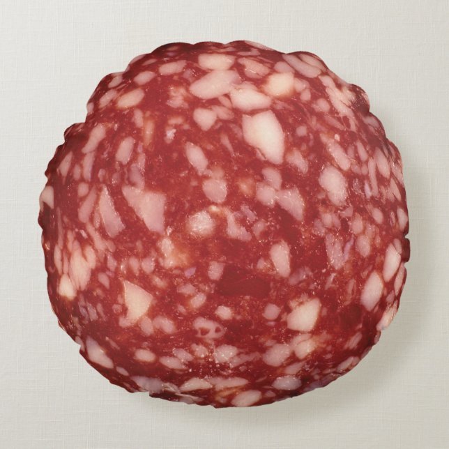 Salami Round Pillow (Front)