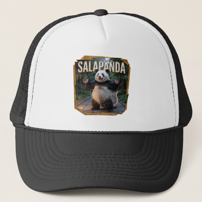 Salapanda Photographic – Salamander Panda Funny Trucker Hat (Front)