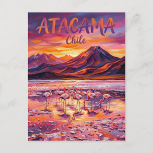 Salar de Atacama Chile Postcard