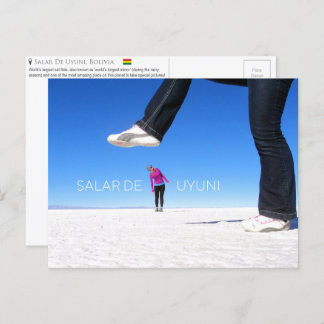 Salar De Uyuni, Bolivia Postcard