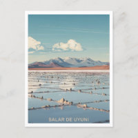 Salar de Uyuni Bolivia Vintage