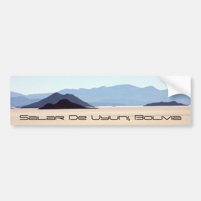 Salar de Uyuni Bumper Sticker (Front)