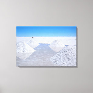 Salar de Uyuni salt flats canvas print