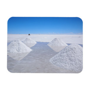 Salar de Uyuni salt flats magnet rectangle