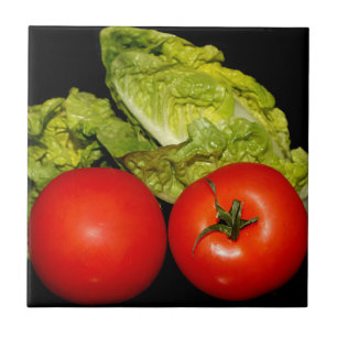 salat, food, fresh, healthy, diet, tomate, organic tile