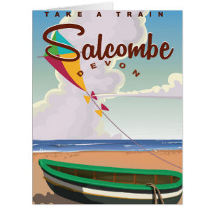 Salcombe, Devon Vintage Travel Poster