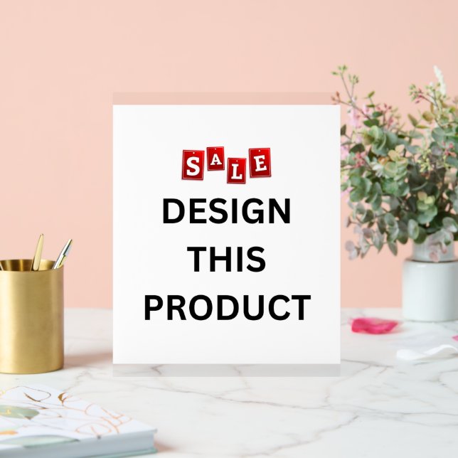 SALE! Acrylic Sign 8" x 10" - Custom (Wedding)