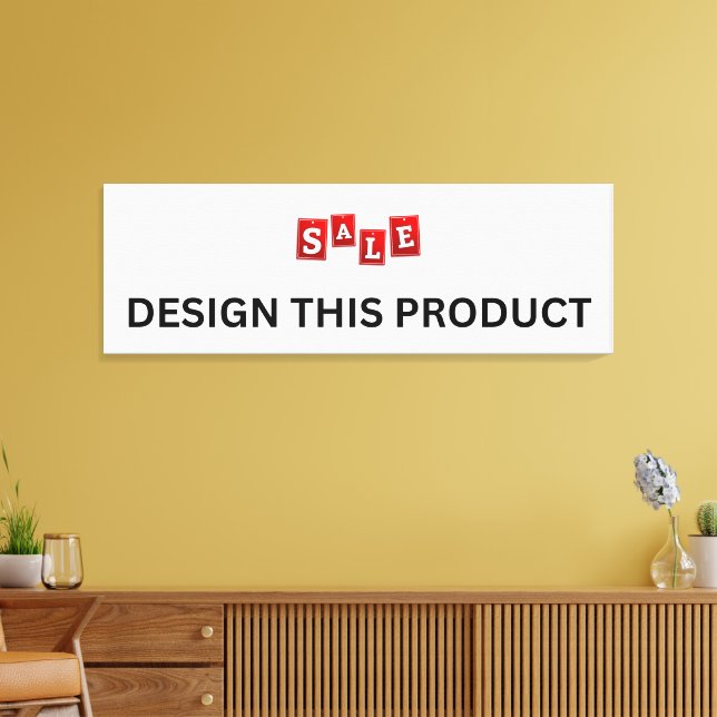 SALE! Canvas Print Premium Wrapped  48"x16 Quality (Insitu(LivingRoom))