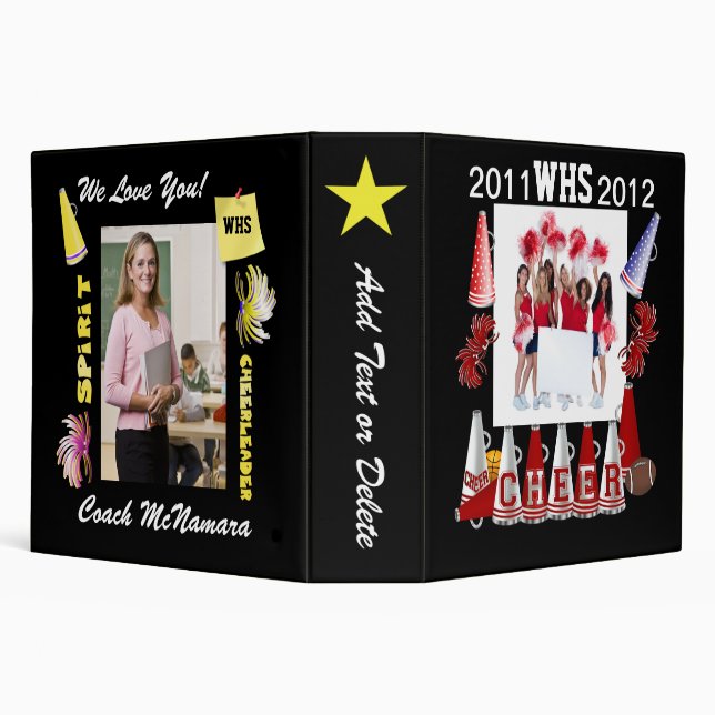 SALE! Cheer - See Back Binder (Background)