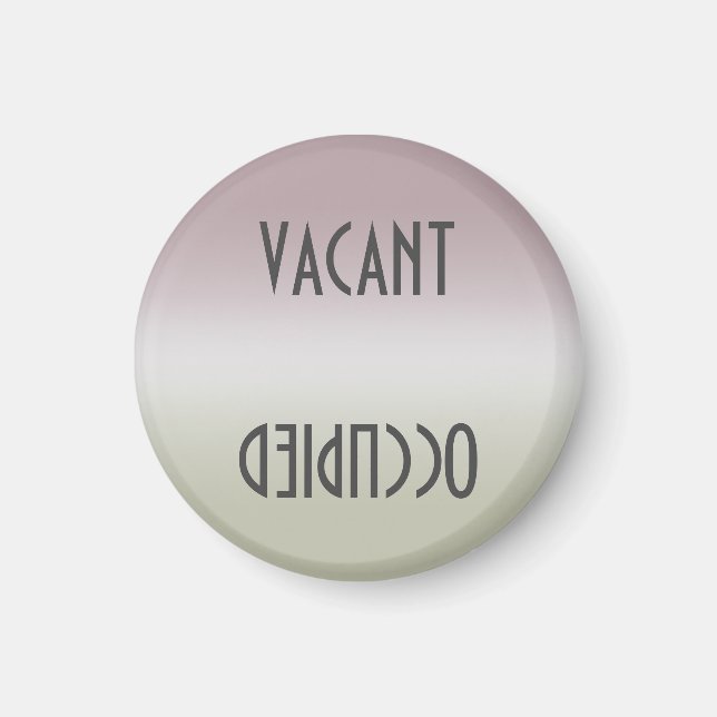 Sale Clean | Magnet vide occupé (Devant)