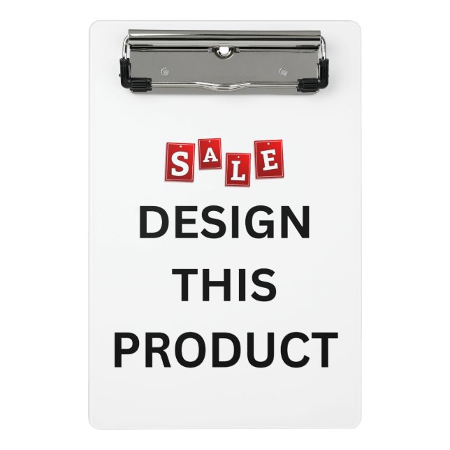 SALE! Clipboard - Mini Size - Custom (Front)