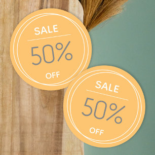 Sale discount sticker basic simple promo business