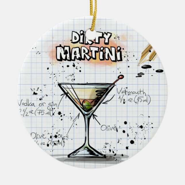 Sale Martini Ornement Round (Devant)