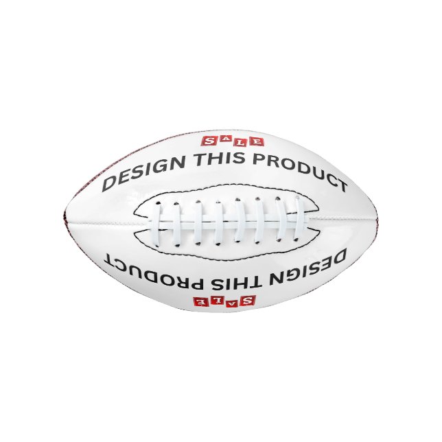 SALE! Mini Football - 2 Panel - Custom (Front)