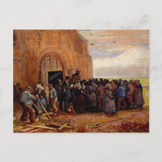 Sale of Building Scrap by Vincent van Gogh Postcard (Front)