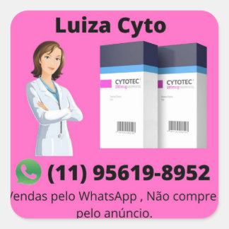 Sale of original cytotec square sticker