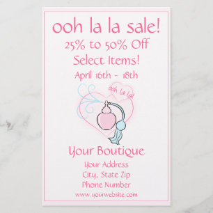 Sale - ooh la la! flyer