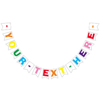 SALE! Party Banner Bunting - 16 Flags and String
