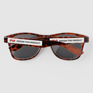 SALE! Plastic Sunglasses - Tortoise Shell - Custom
