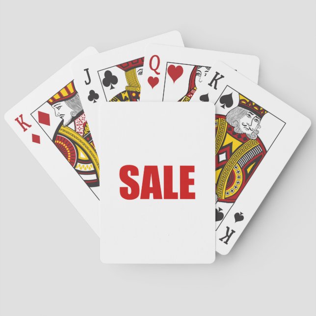 SALE PLAYING CARDS (Back)