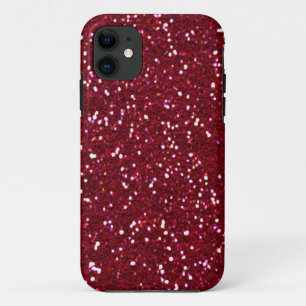SALE - RED HOT RED Glitter iPhone 5 Case