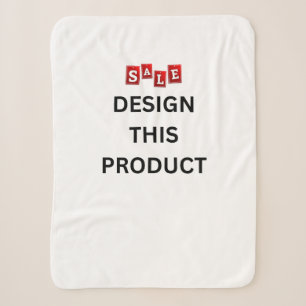 SALE! Sherpa Blanket - Small (30"x40") Custom