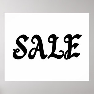 Sale Sign, Boutique Signage, Retail Sale Poster