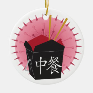 SALE! Take Out - SRF Ceramic Ornament