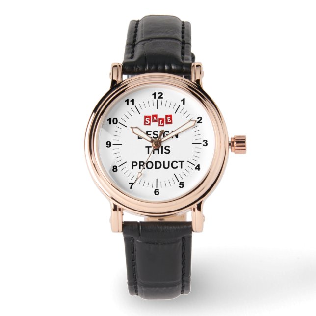SALE! Women's Watch - Personalized  Square (Front)