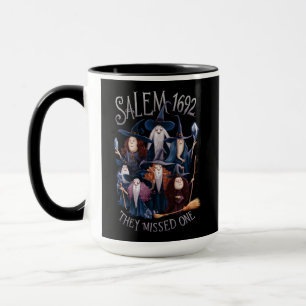 Salem 1692 They Missed One Halloween Witch Mug