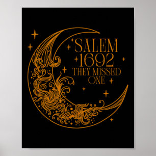 Salem 1692 They Missed One Witch Halloween 4  Poster