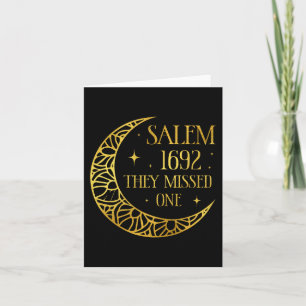 Salem 1962 You Missed One Halloween Feminist Witch Card